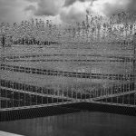 The modern fountain in Aarhus