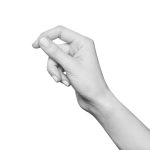 hand-bw